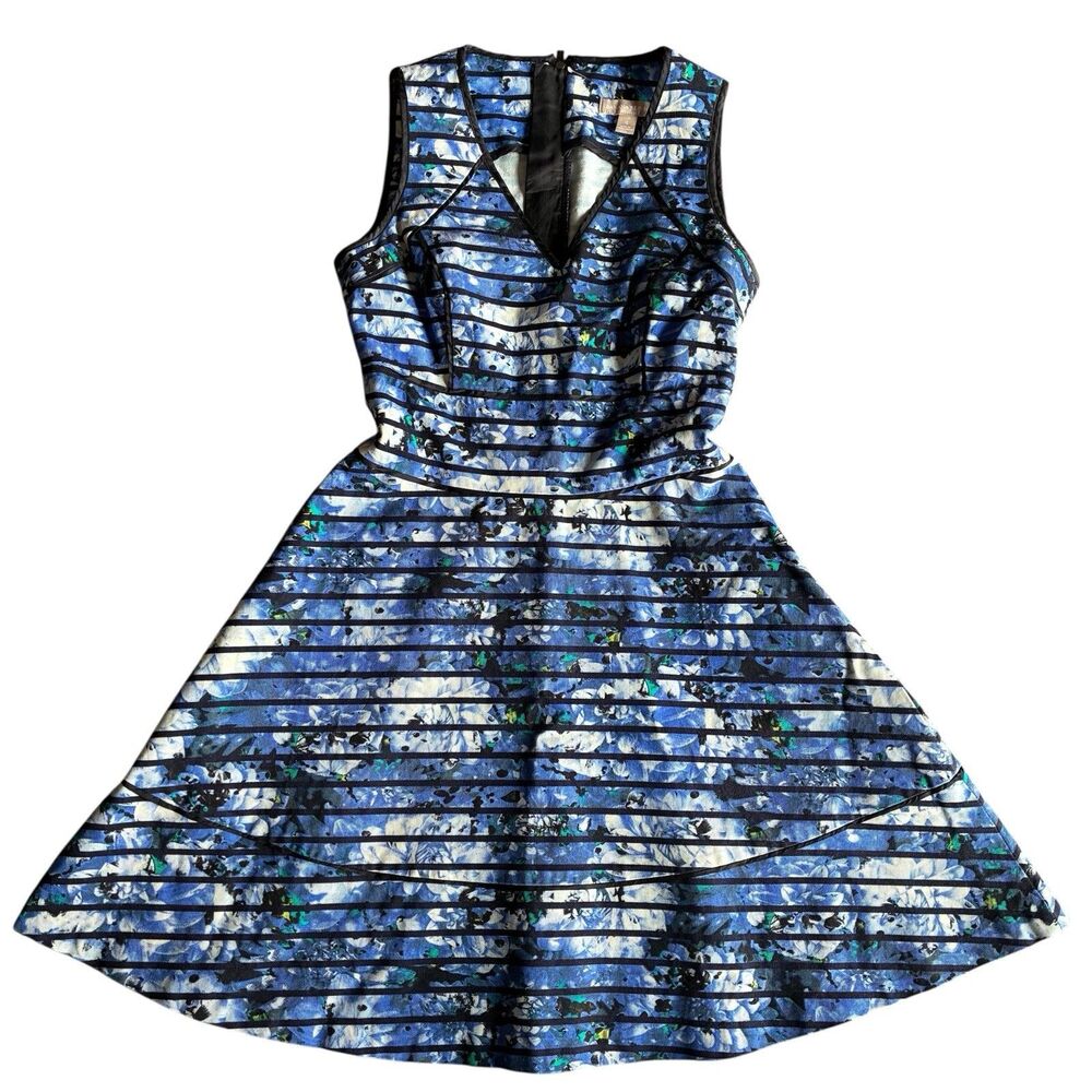 Banana Republic Striped Floral Dress